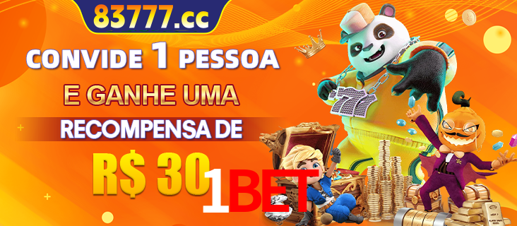 Banner institucional da 1BET sobre parceria de marcas e criação de uma marca de excelência, apresentando os mascotes de jogos populares como o Fortune Tiger.