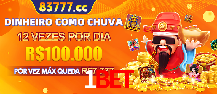 Banner do programa de recompensas Recomende para amigos do 1BET, detalhando os bônus por convidar amigos, com prêmios que chegam a R$288.888.